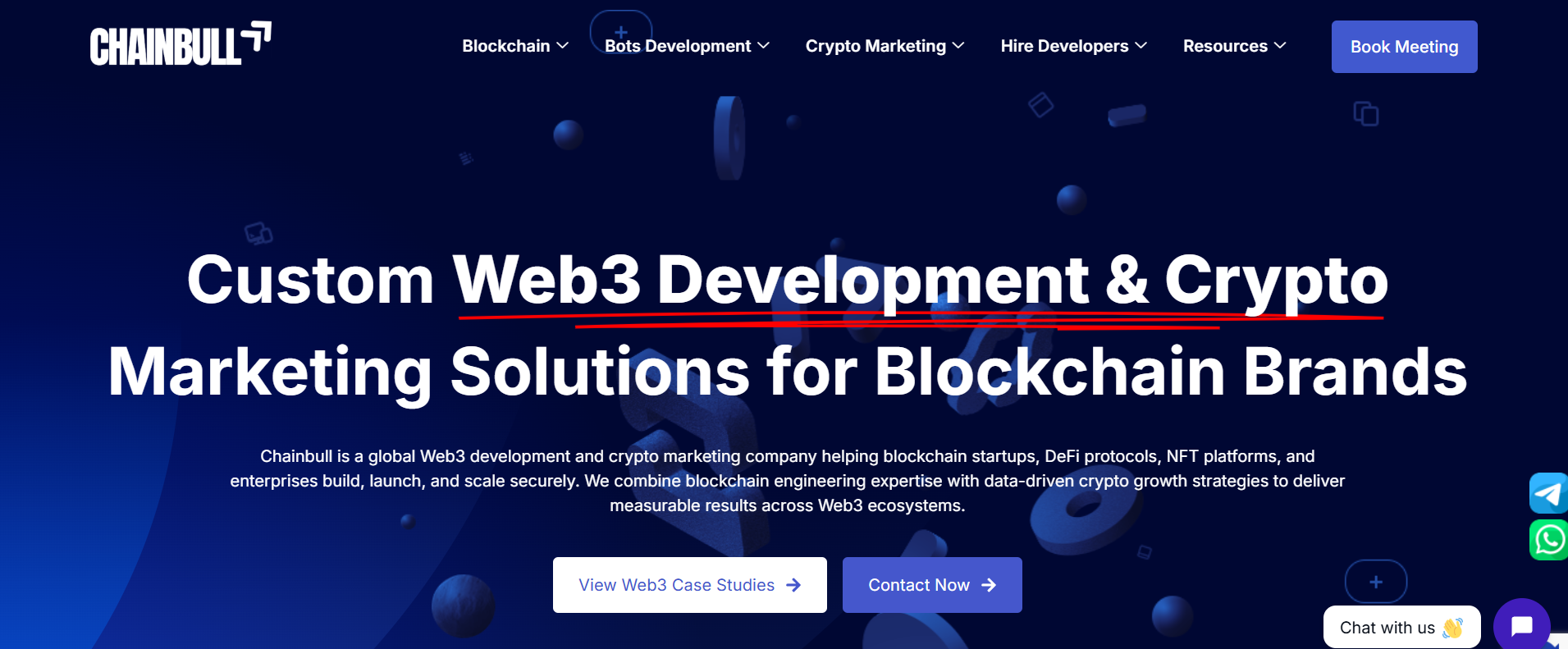 this image describes banner of Chainbull - A crypto press release distribution platform