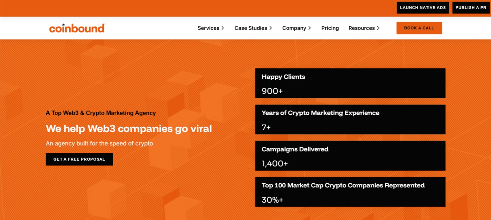 this image describes coinbound - A crypto press release site